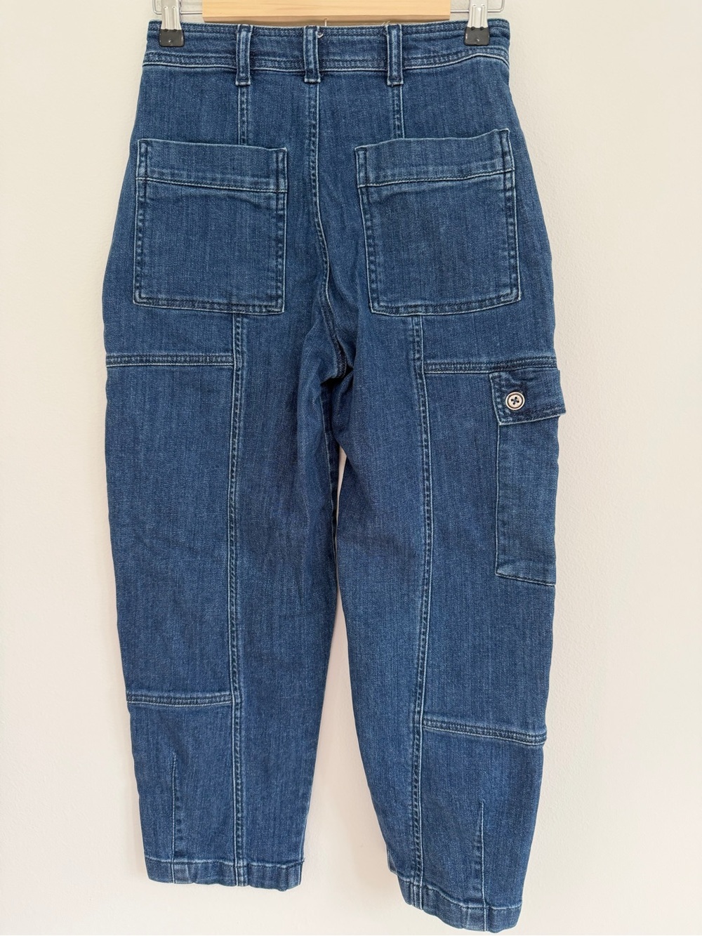 Anthropologie Pilcro Utility Barrel Leg Jeans Size 25 - Picture 6 of 6